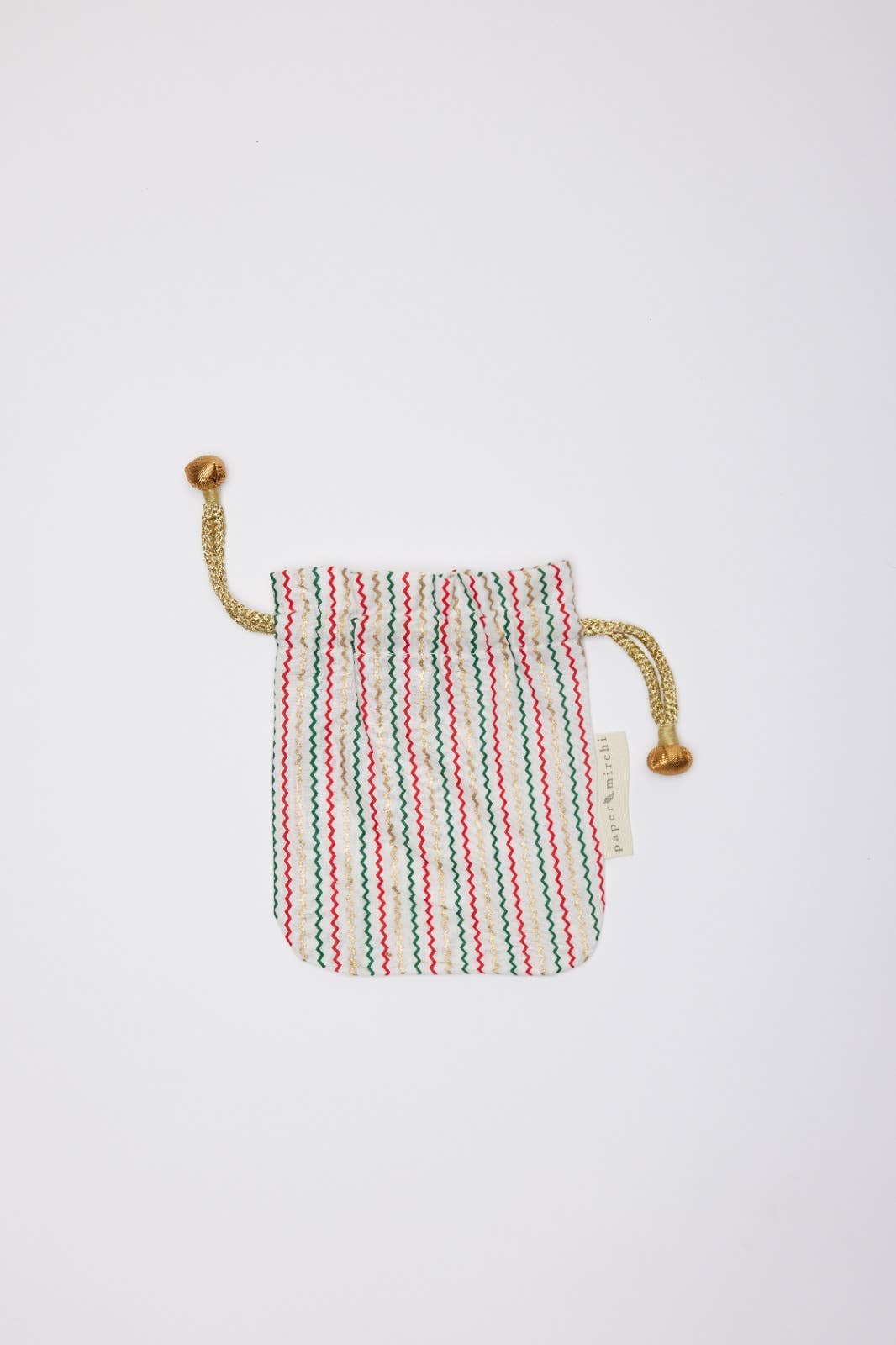 Small Reusable Fabric Gift Bags Double Drawstring