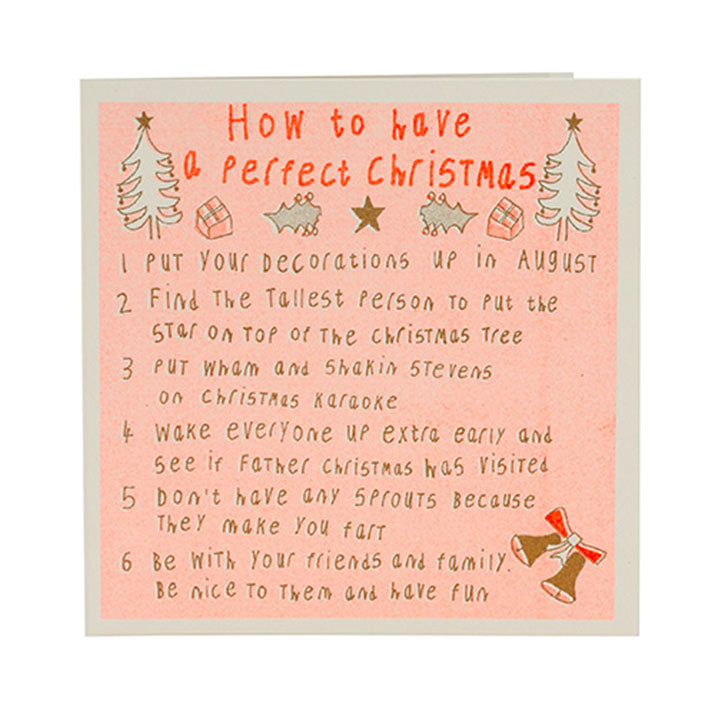 How To Have A Perfect Christmas - Card