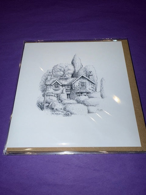 Welsh Cottage Card