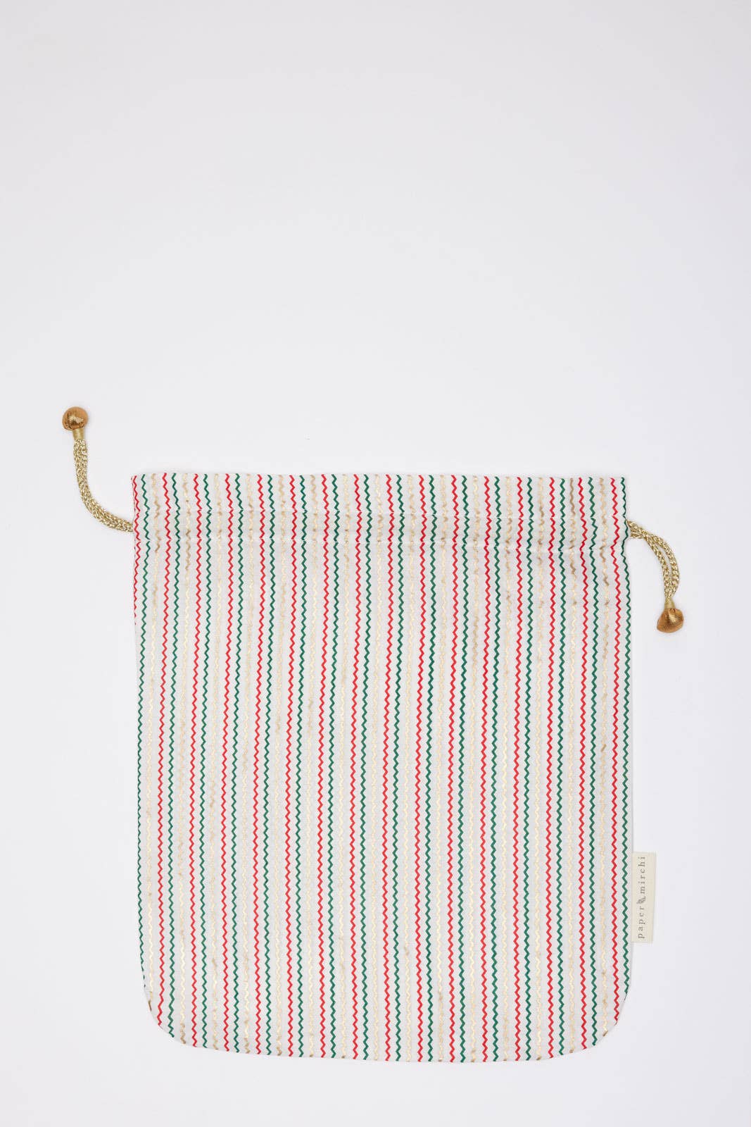 Small Reusable Fabric Gift Bags Double Drawstring