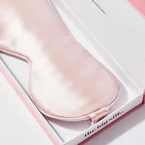 Organic Silk Eye Mask - Pink