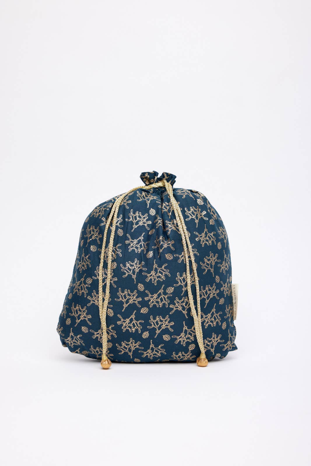 Small Reusable Fabric Gift Bags Double Drawstring