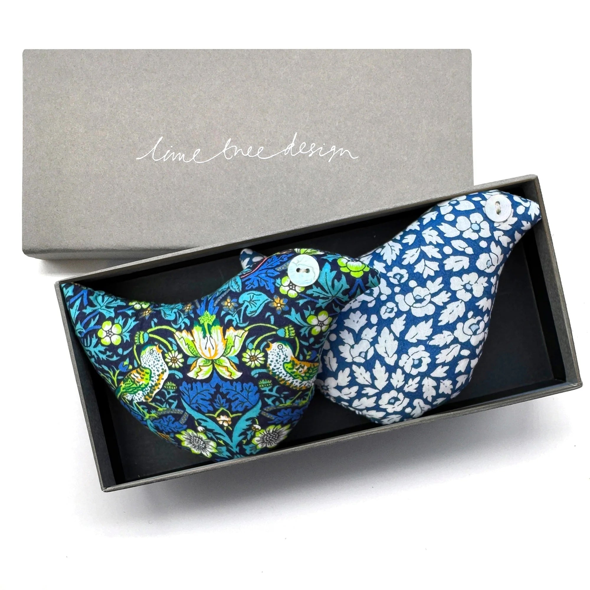 Two Lavender Birds - Two French Hens