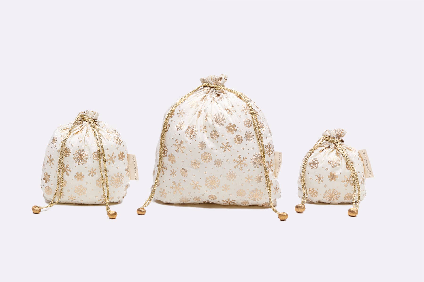 Medium Fabric Gift Bags Drawstring- : Medium - H23cm x W19cm, Scarlet Woodland