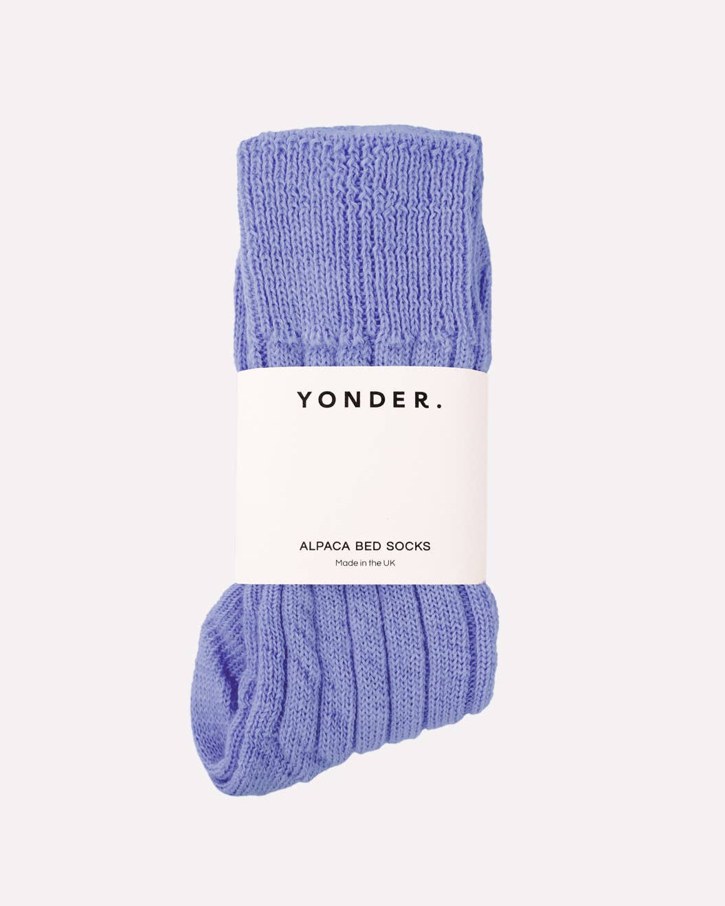 Alpaca Bed Socks | Bluebell: 4-8