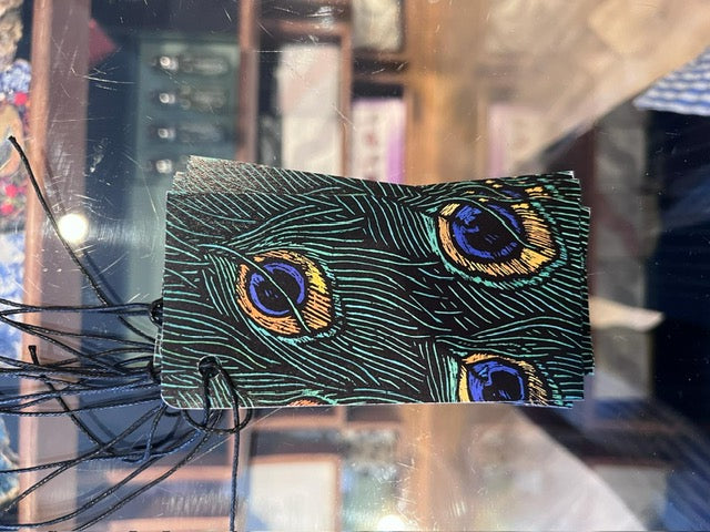 Peacock Feather tag