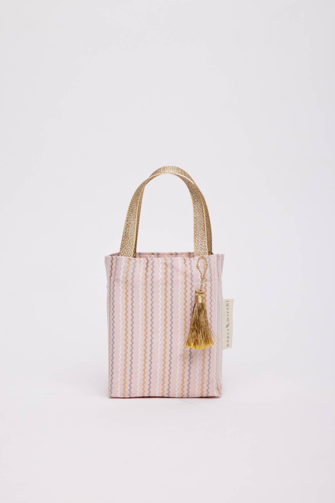 Large Navy Deco Reusable Fabric Gift Bags Tote Style  H30cm x W34cm x D10cm