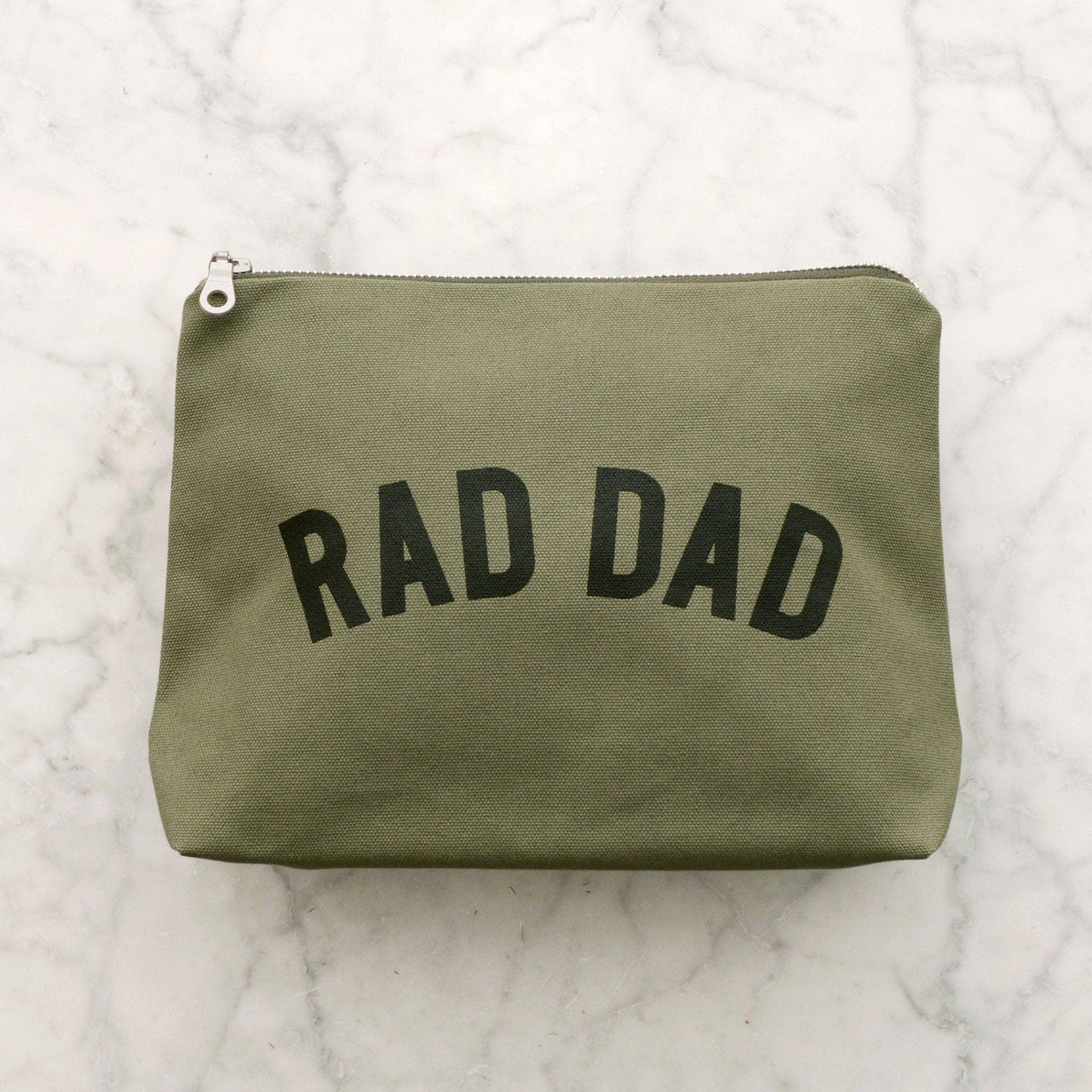 Rad Dad - Olive Wash Bag