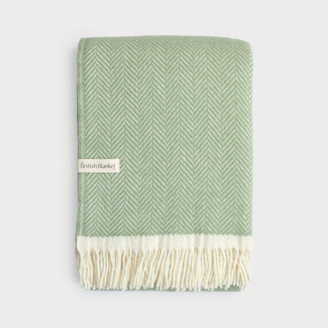 Clifton Herringbone Blanket: Birdcage: Large 130x200cm