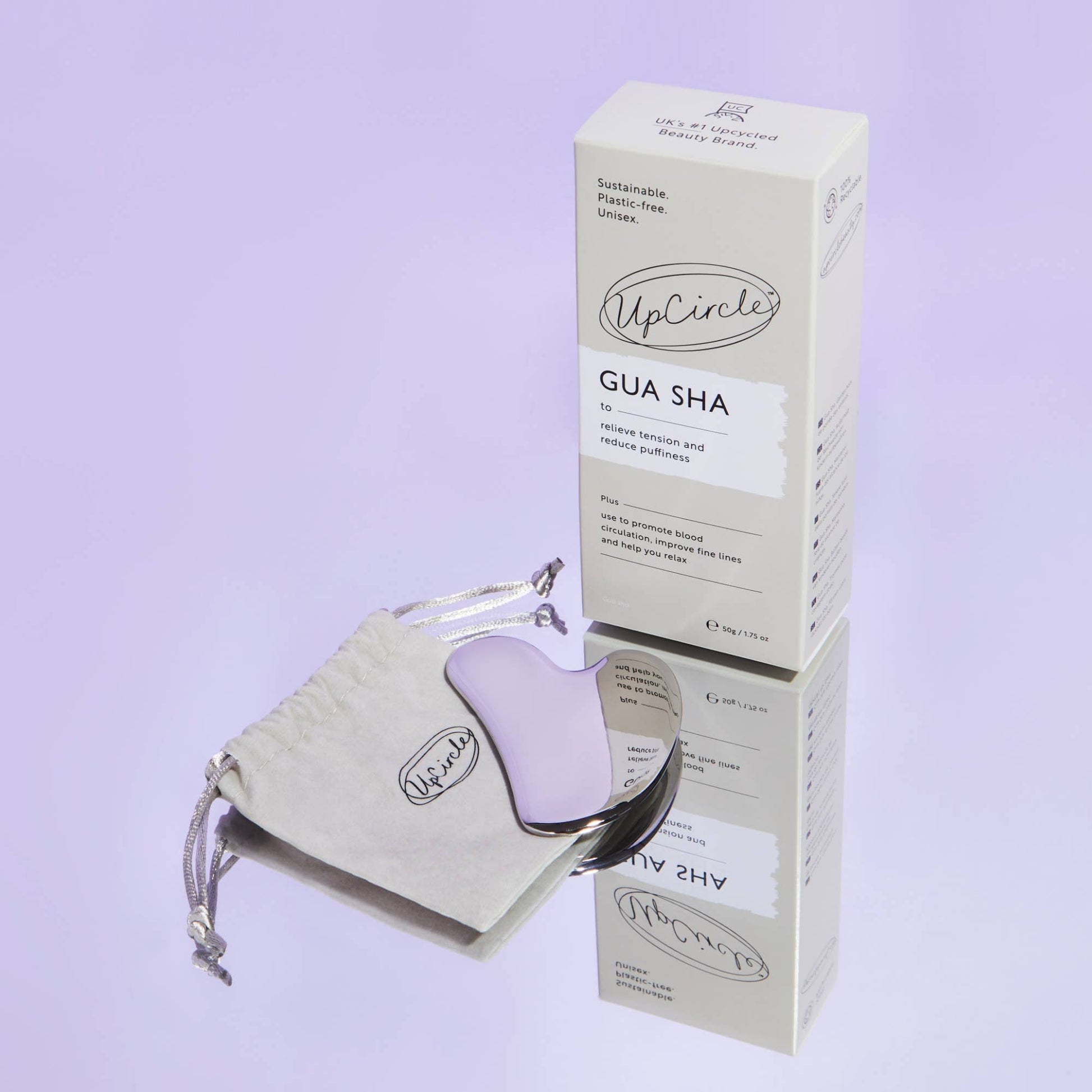 Eco-Friendly Gua Sha - Zero Waste Metal Facial Massage Tool