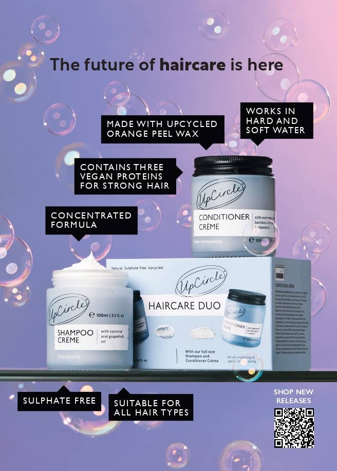 Vegan Spa Hair Care Duo with Coconut, Rosemary + Grapefruit Oils.