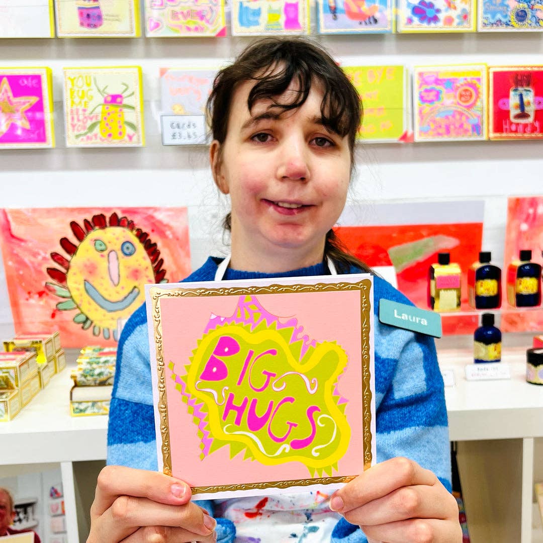 Big Hugs, Greetings Card