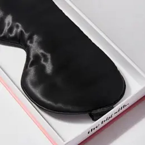 Organic Silk Eye Mask - Black