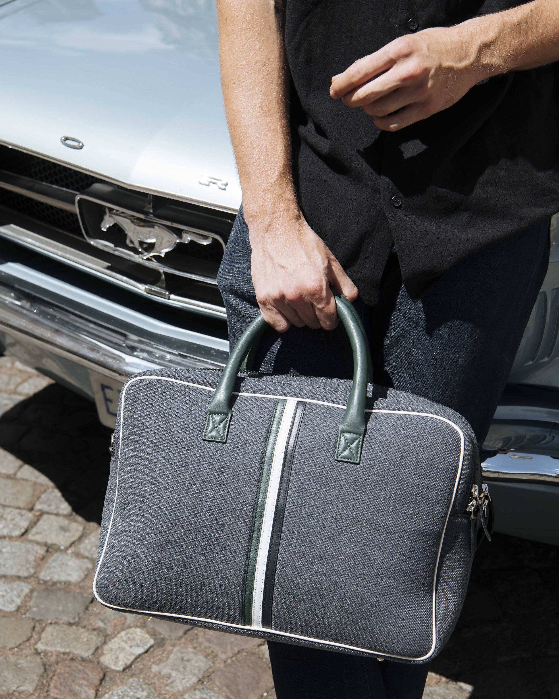 Enzo SBB 15" eco-friendly green computer bag