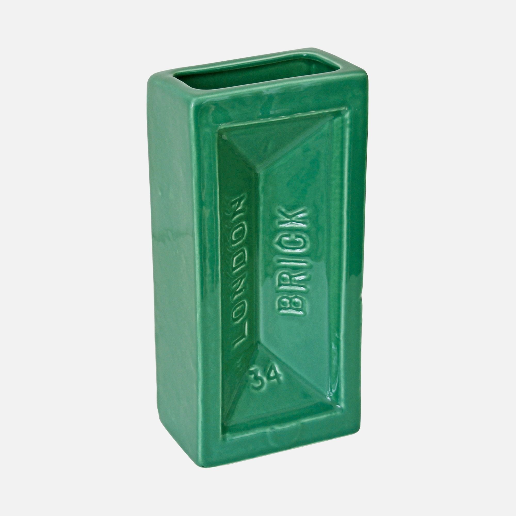 London Brick Vase - Green