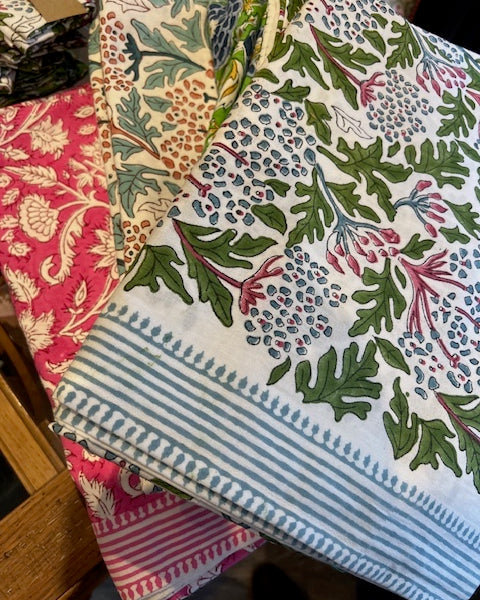 Tablecloth - Block printed all colours