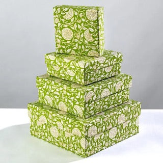 Extra Large Green  Gift Box 9.25" x 9.25" x 4"
