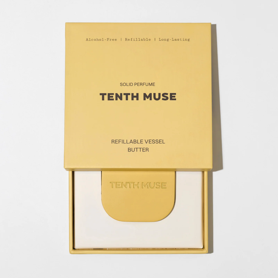 Refillable Butter Colour Perfume Compact (Perfume not included)