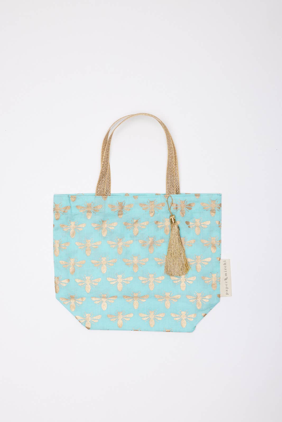 Large Navy Deco Reusable Fabric Gift Bags Tote Style  H30cm x W34cm x D10cm