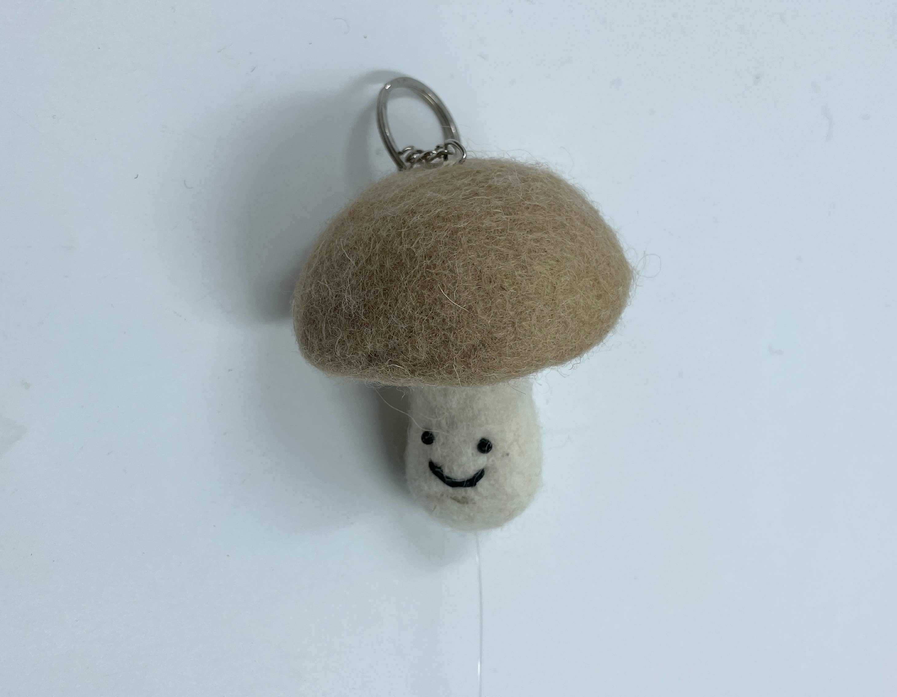 Mushroom Keyring - Mandmade in felt