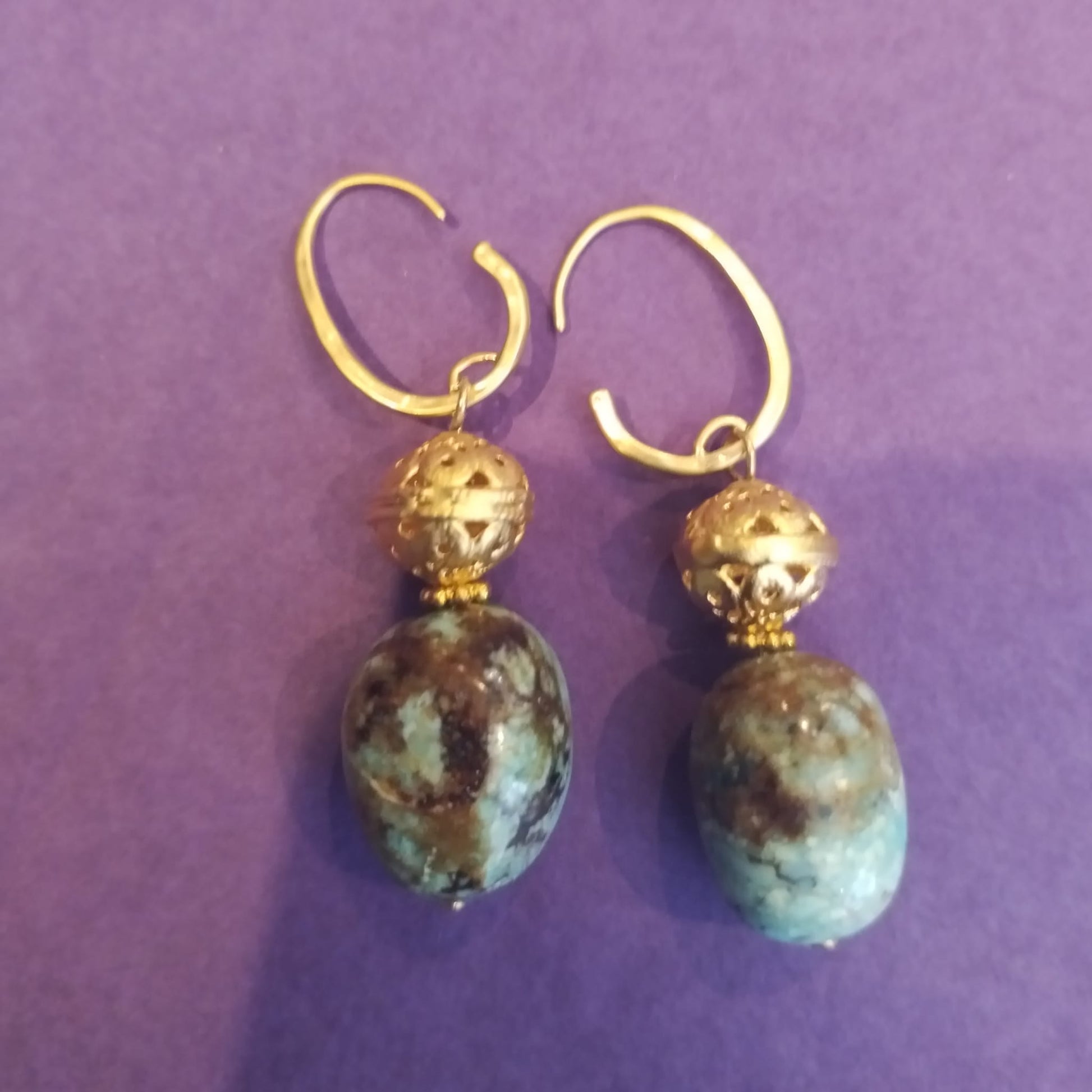 African Opal  Earrings