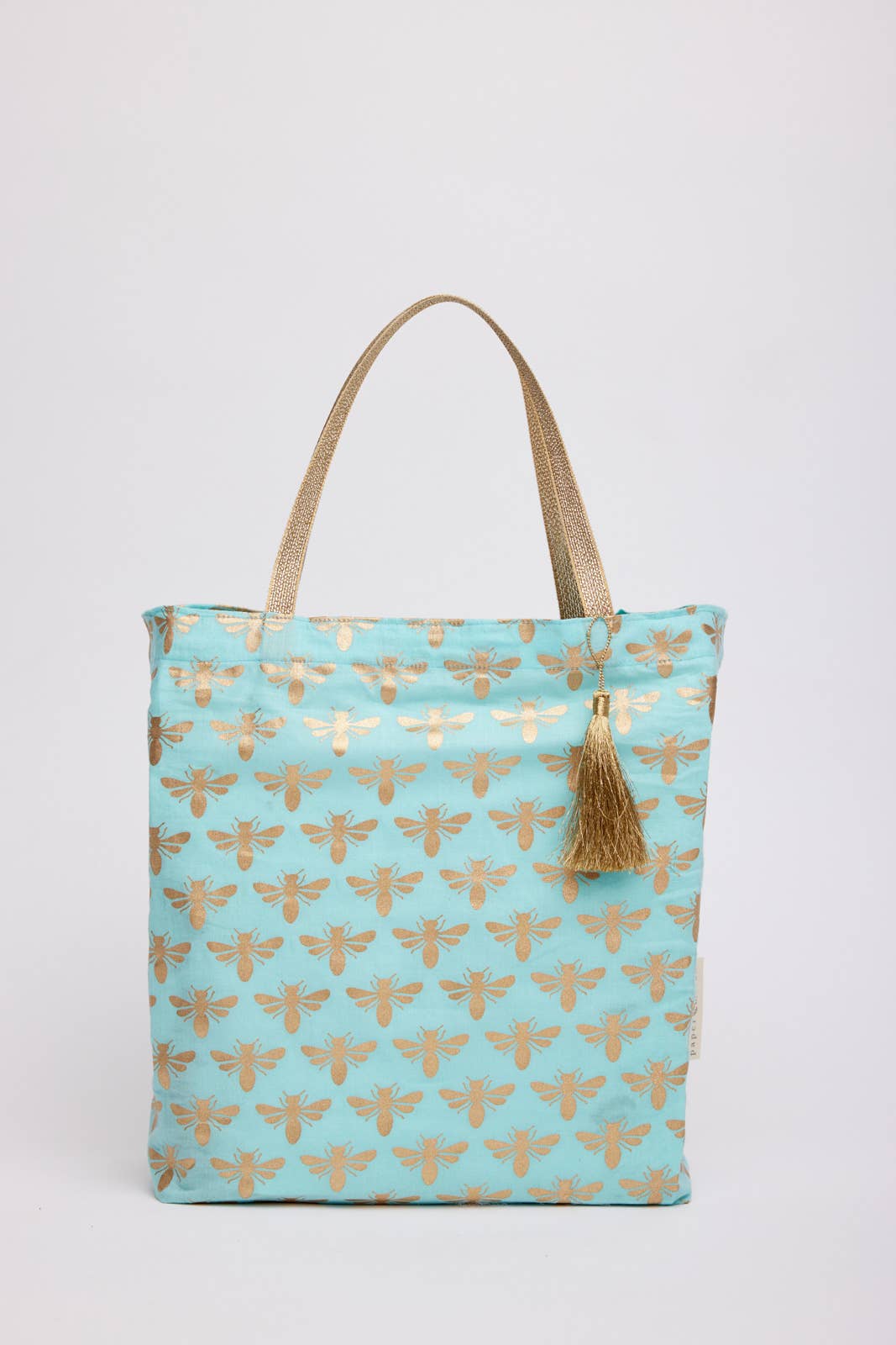 Large Navy Deco Reusable Fabric Gift Bags Tote Style  H30cm x W34cm x D10cm