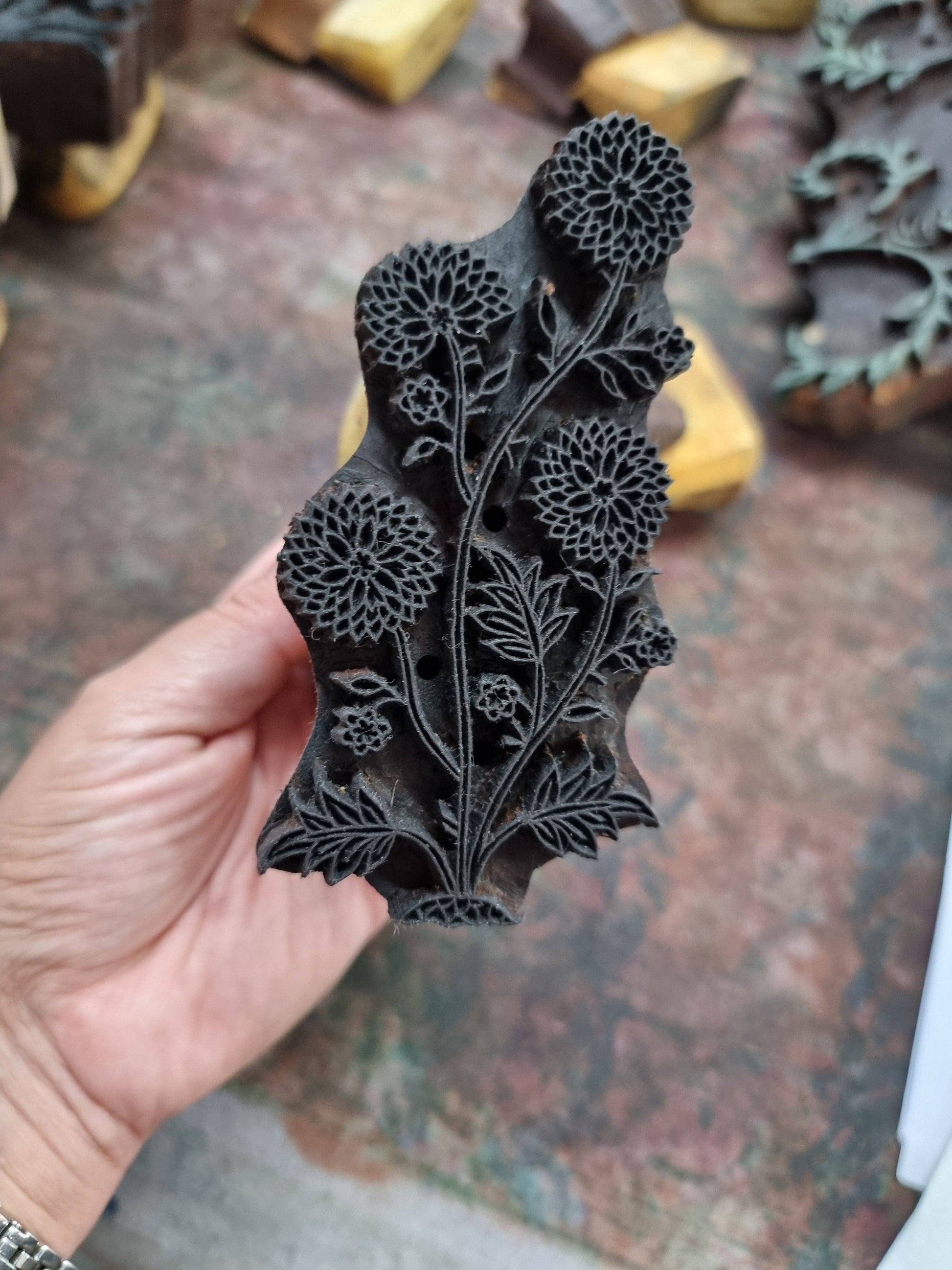 Boxed Artisan Notecard Set - Sandook Topaz