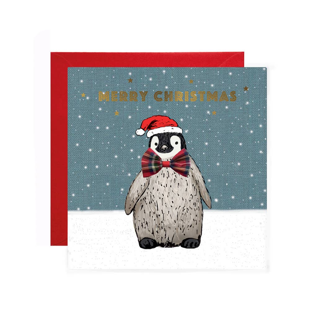 Penguin Christmas Card