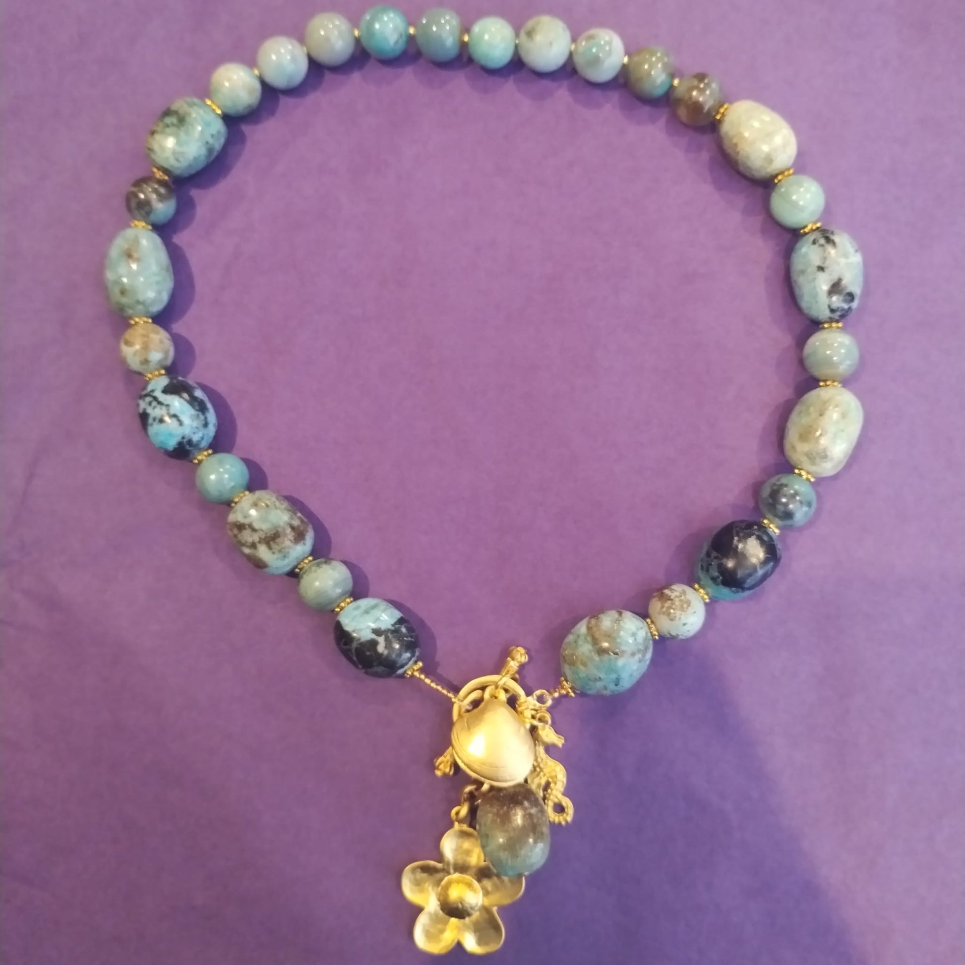 African Opal Necklace
