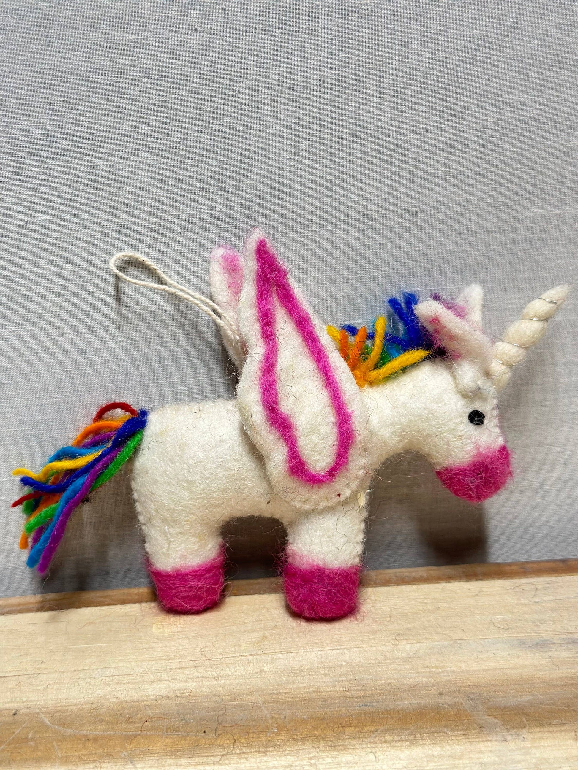Handmade Felt Unicorn Year-round Decoration