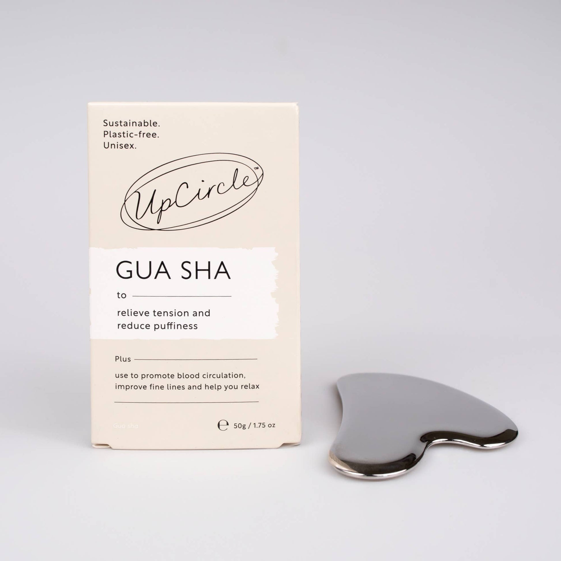 Eco-Friendly Gua Sha - Zero Waste Metal Facial Massage Tool