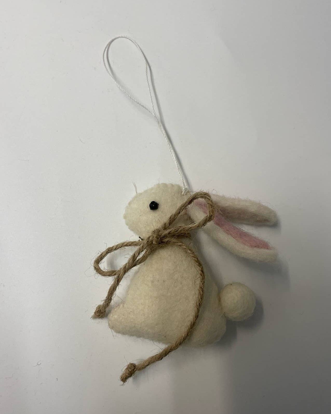 Handmade Felt Bunny Decoration