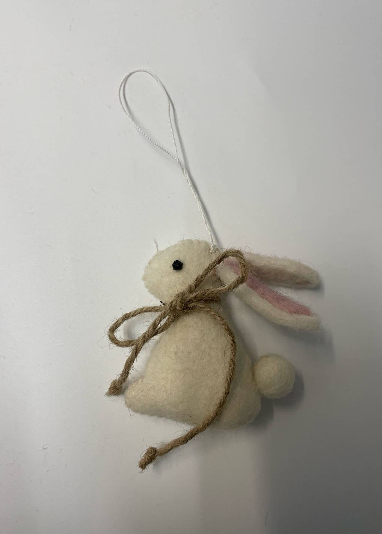 Handmade Felt Bunny Decoration
