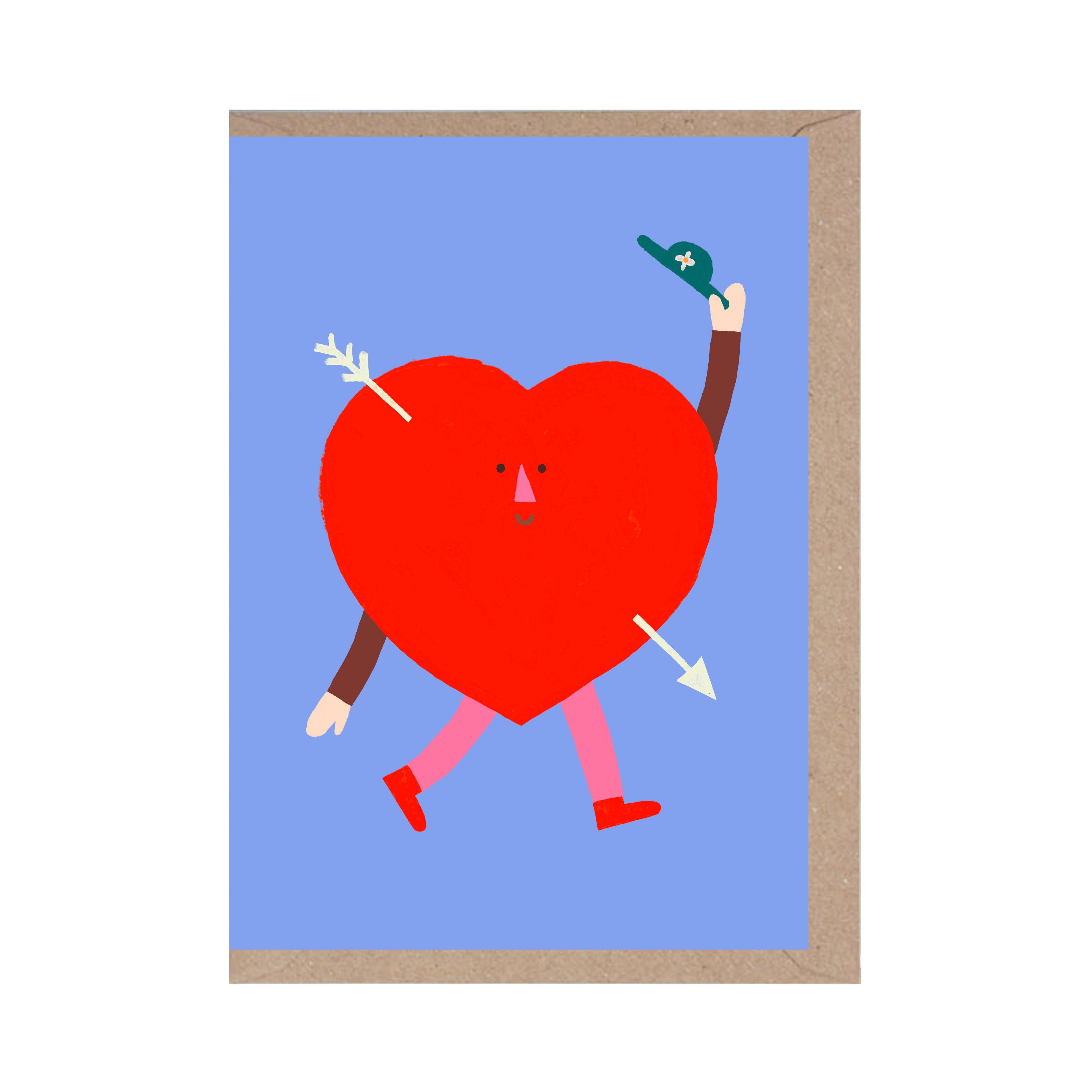 Love Heart Character Card - Love - Valentines - Anniversary