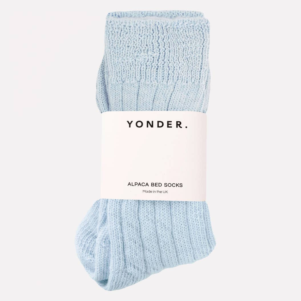 Alpaca Bed Socks | Ice: 4-8