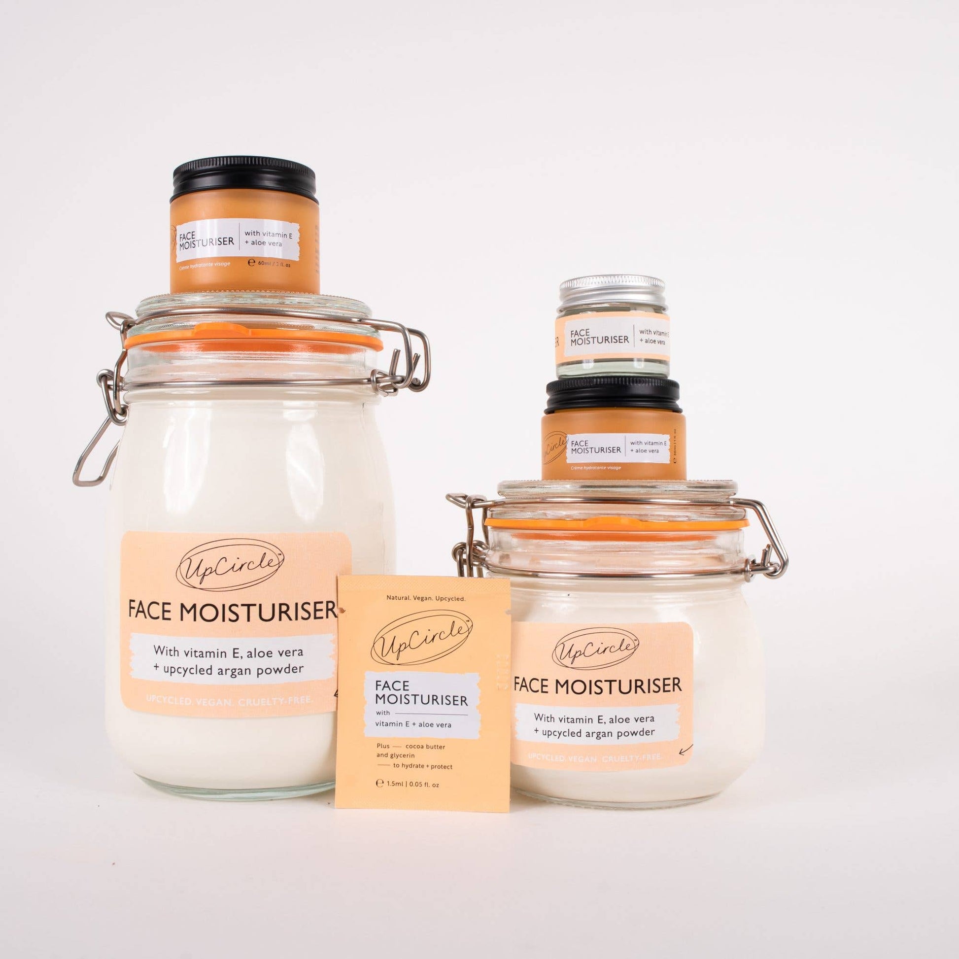 Natural Summer Face Moisturiser with Vitamin E, Aloe Vera: 60ml