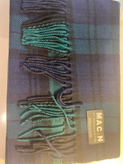 Scarf - Lambs Wool Black Watch