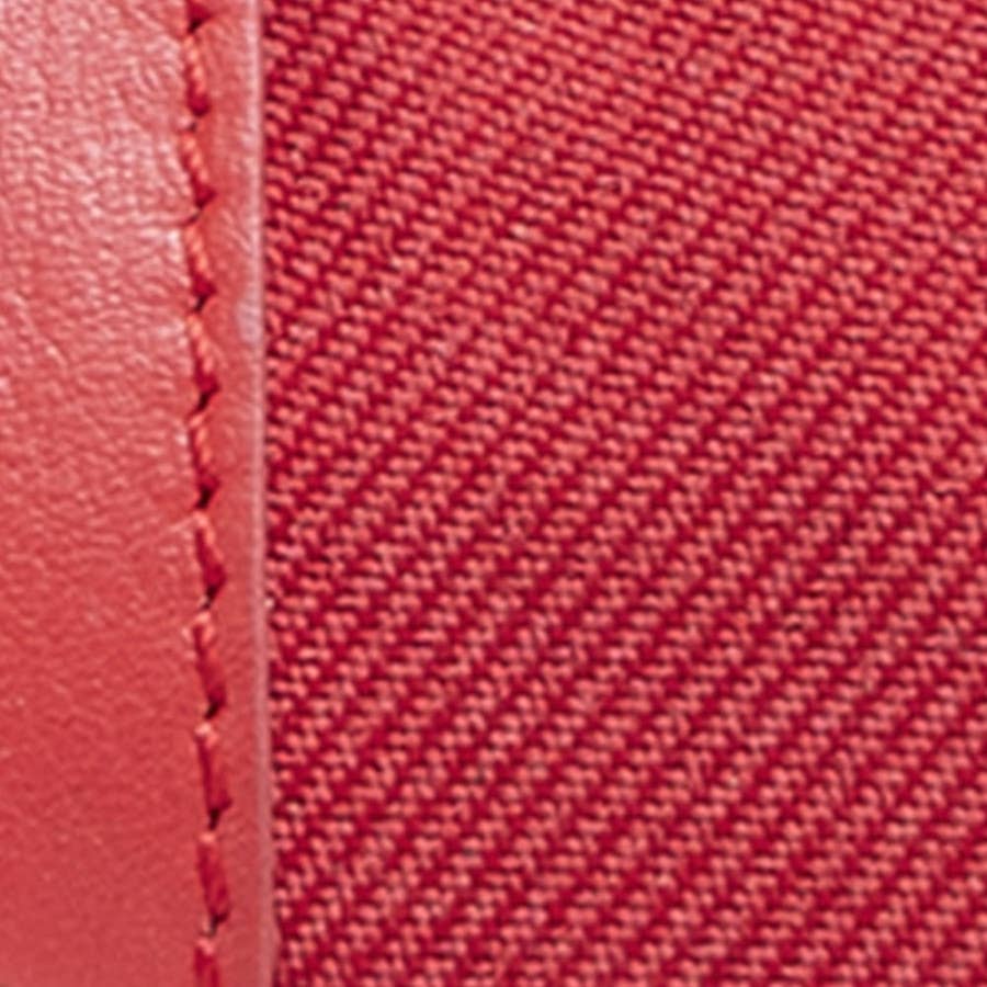 No 7 Red Patterned toiletry bag