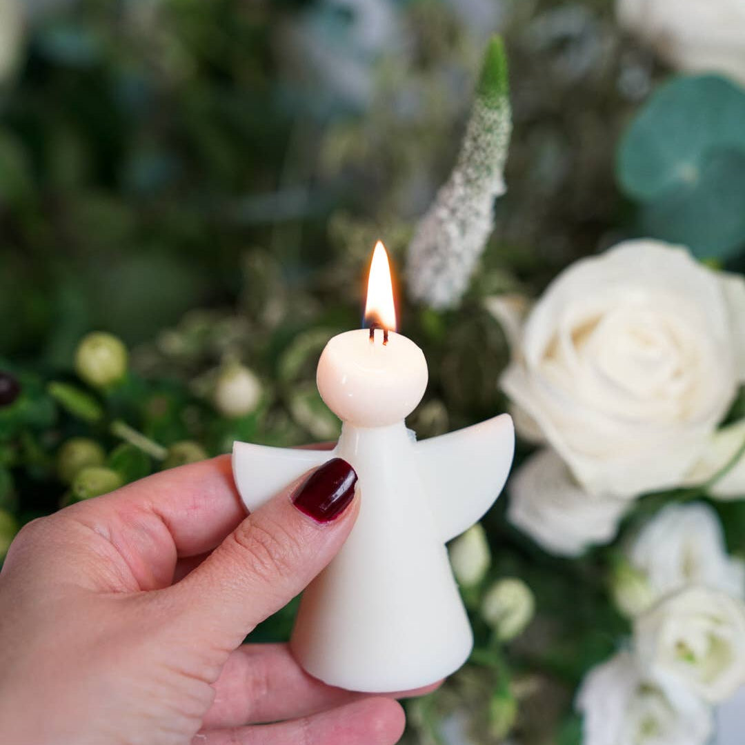 Small Christmas Angel Soy Wax Candle