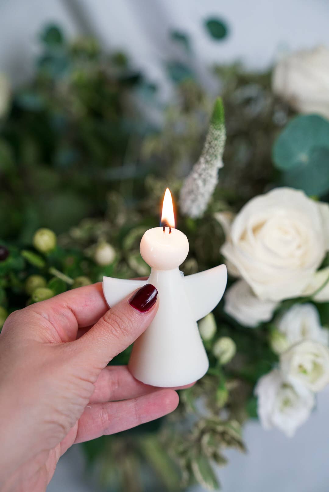 Small Christmas Angel Soy Wax Candle