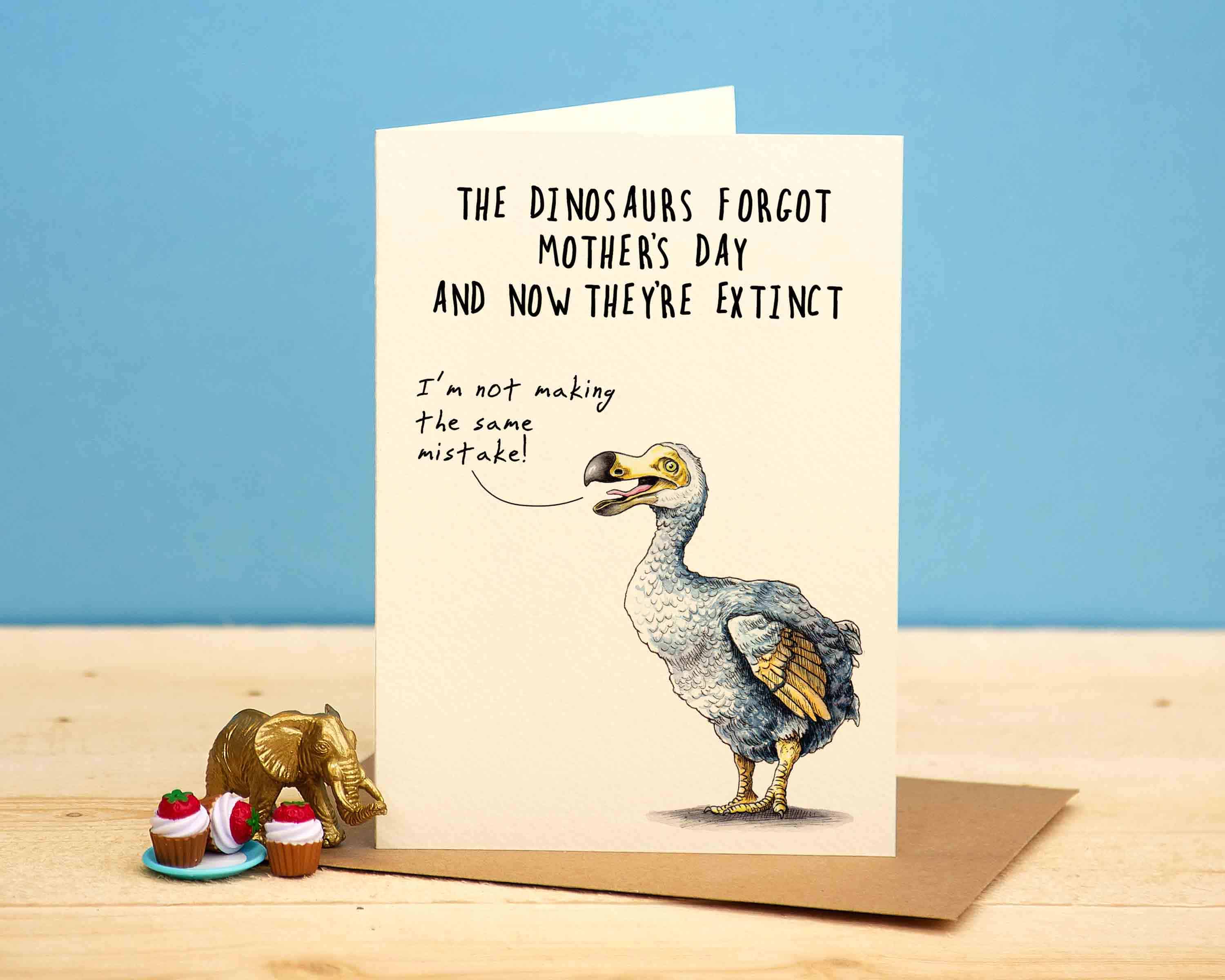 Dodo Card - Mother's Day Card - Funny Mum Card - Humour Card