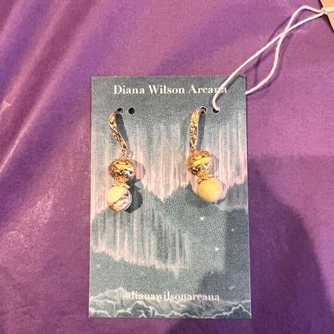 Yellow Cryophase earrings