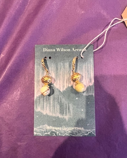 Yellow Cryophase earrings
