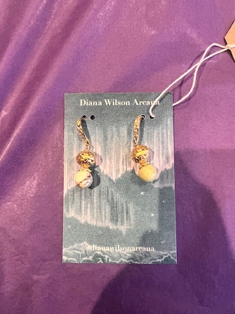 Yellow Cryophase earrings