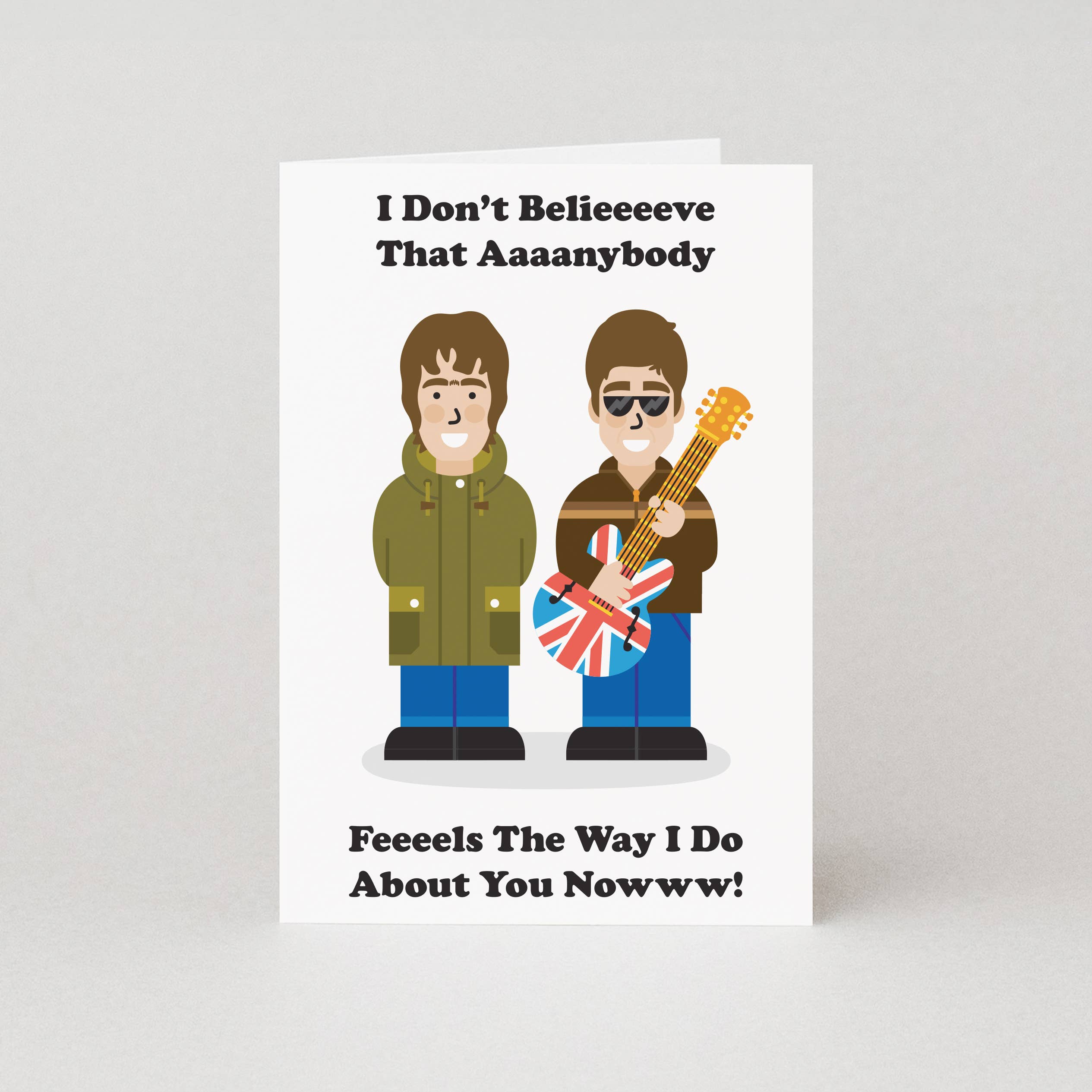 Liam Gallagher Valentine's Cards | Oasis Card | Wonderwall