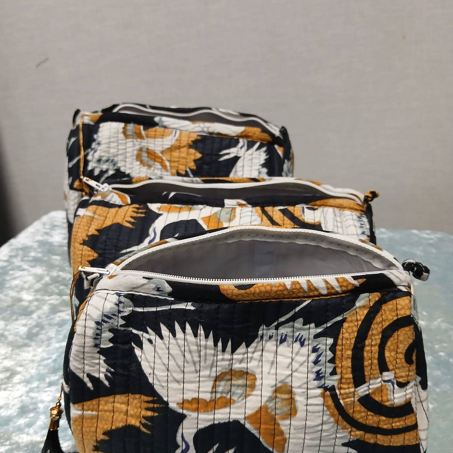 Heron 3 in 1 Quilted Washable Bag