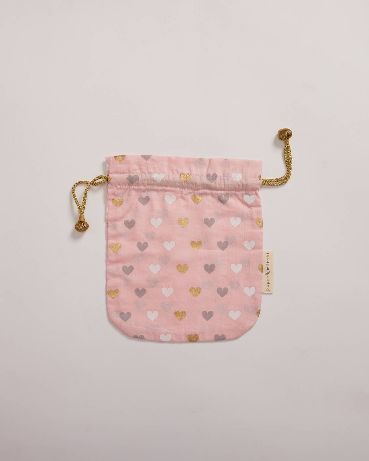 Pink Heart Bag - Large
