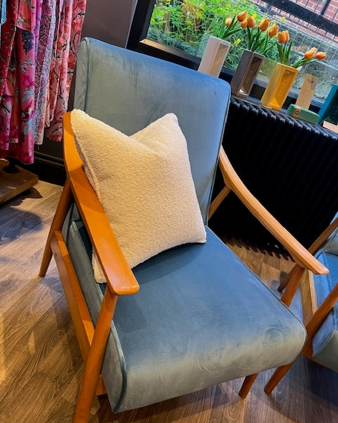 Duck Egg Blue Restored 'Ton' Chair