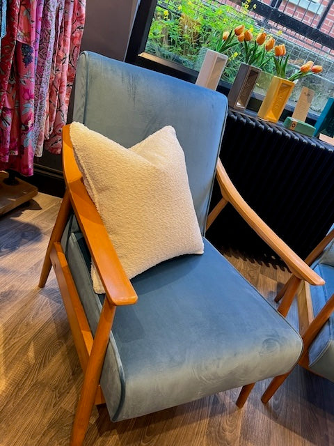 Duck Egg Blue Restored 'Ton' Chair