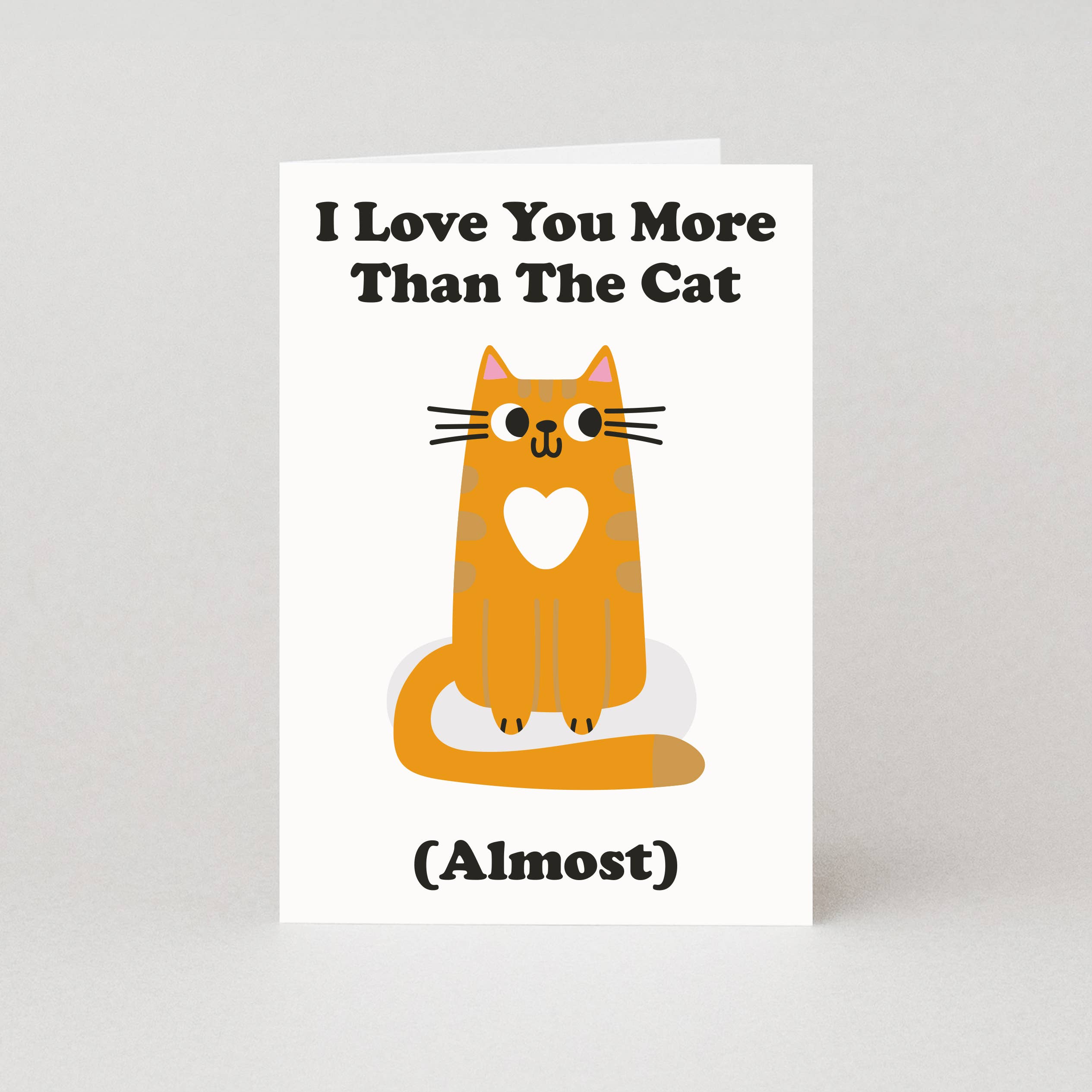 More Than the Cat Valentines Card | Cat Valentine's Day Card